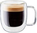 Sorrento plus 2-Pc Double-Wall Glass Espresso Mug Set