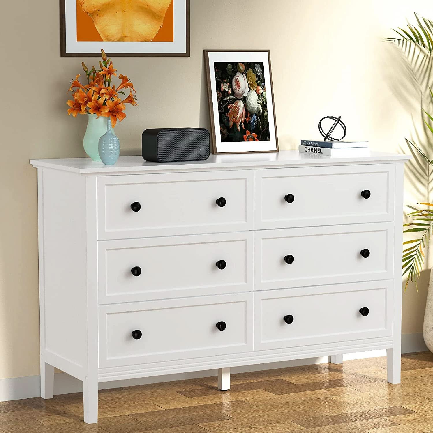 Modern White Dresser Drawer