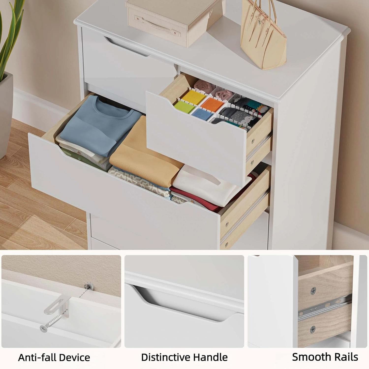 White Versatile Dresser drawer