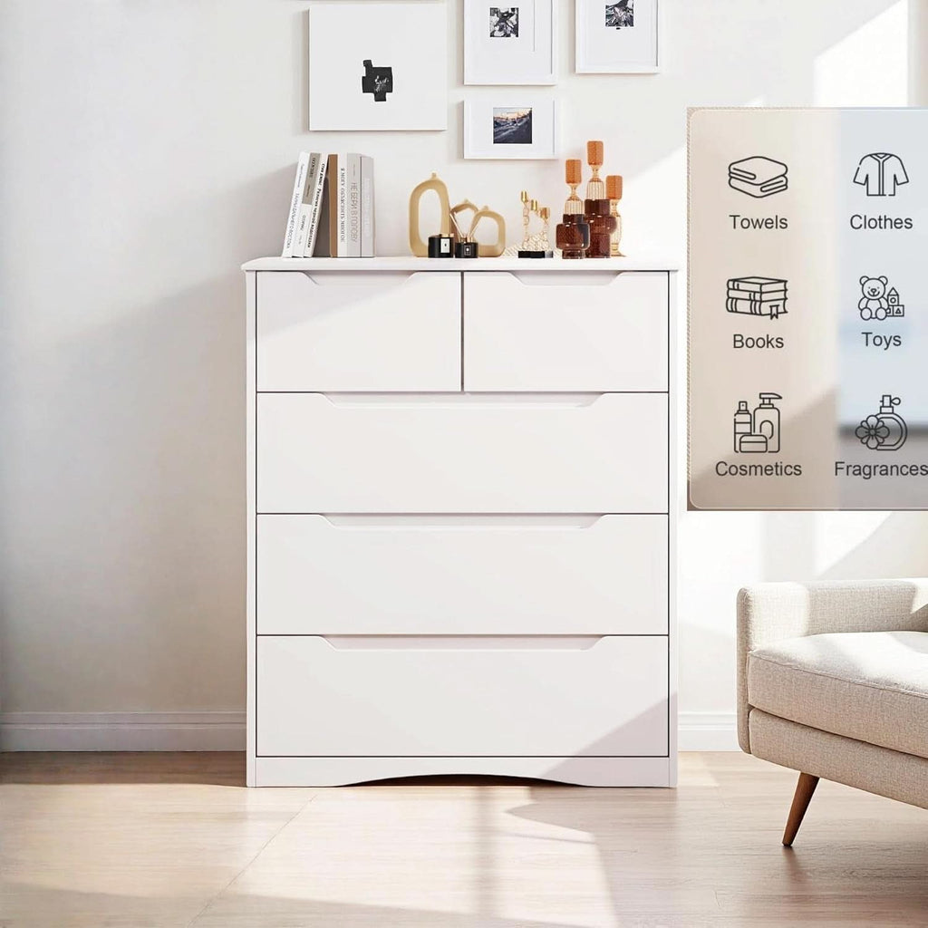White Versatile Dresser drawer