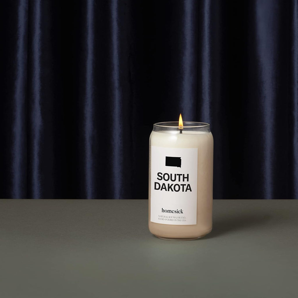Premium Scented Candle, South Dakota - Scents of River Water, Lavender, Rosemary, 13.75 Oz, 60-80 Hour Burn, Natural Soy Blend Candle Home Decor, Relaxing Aromatherapy Candle
