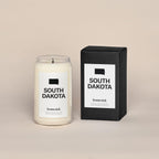 Premium Scented Candle, South Dakota - Scents of River Water, Lavender, Rosemary, 13.75 Oz, 60-80 Hour Burn, Natural Soy Blend Candle Home Decor, Relaxing Aromatherapy Candle