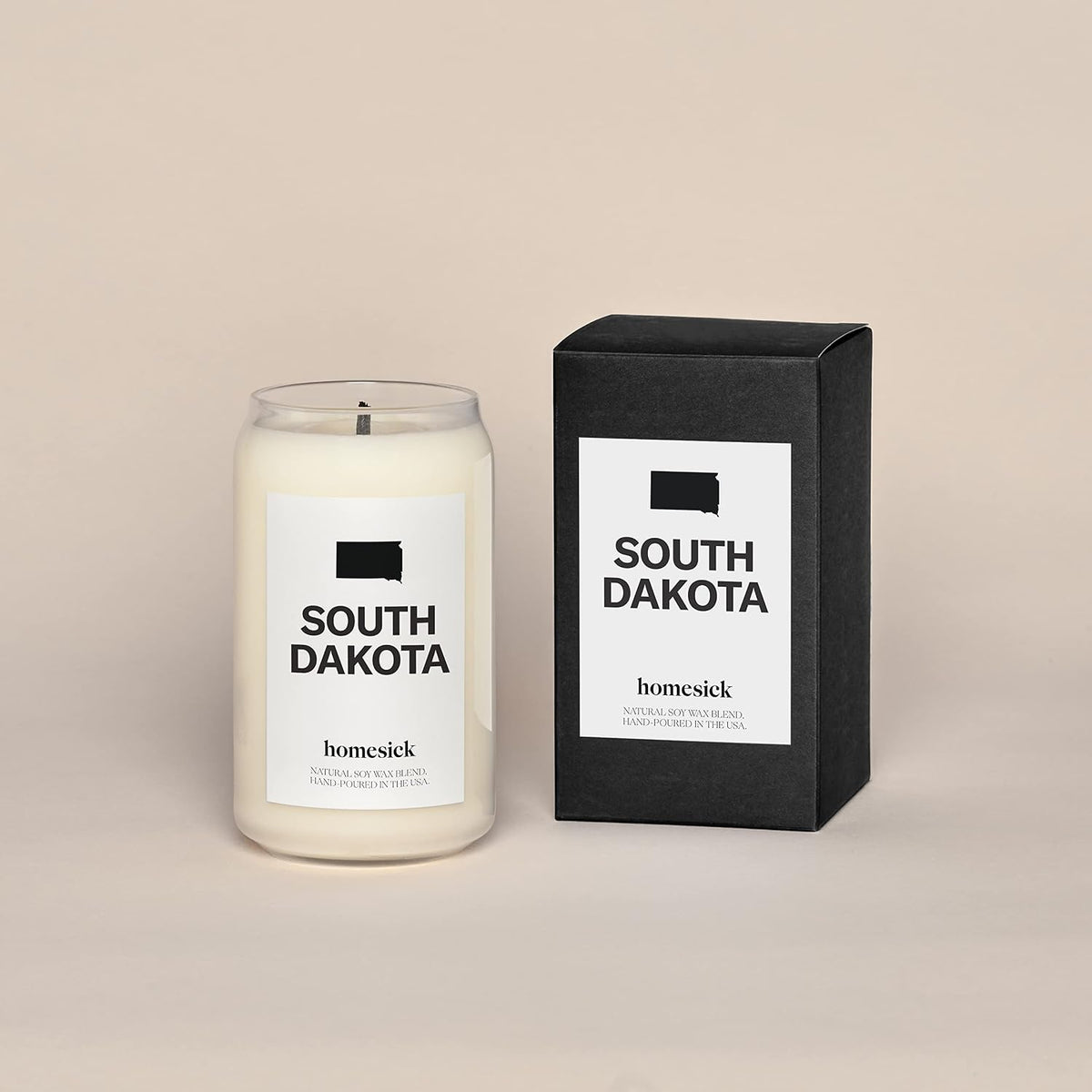 Premium Scented Candle, South Dakota - Scents of River Water, Lavender, Rosemary, 13.75 Oz, 60-80 Hour Burn, Natural Soy Blend Candle Home Decor, Relaxing Aromatherapy Candle