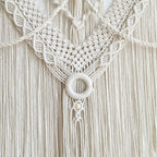 Macrame Wall Hanging Large- Boho Wall Decor- Large Wall Art- Wall Decor Living Room- Macrame Tapestry Boho Decor for Bedroom (Triangle)