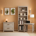 48" Writing Desk with File Cabinet