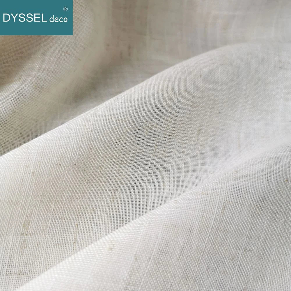 Soft Linen Sheer Curtains