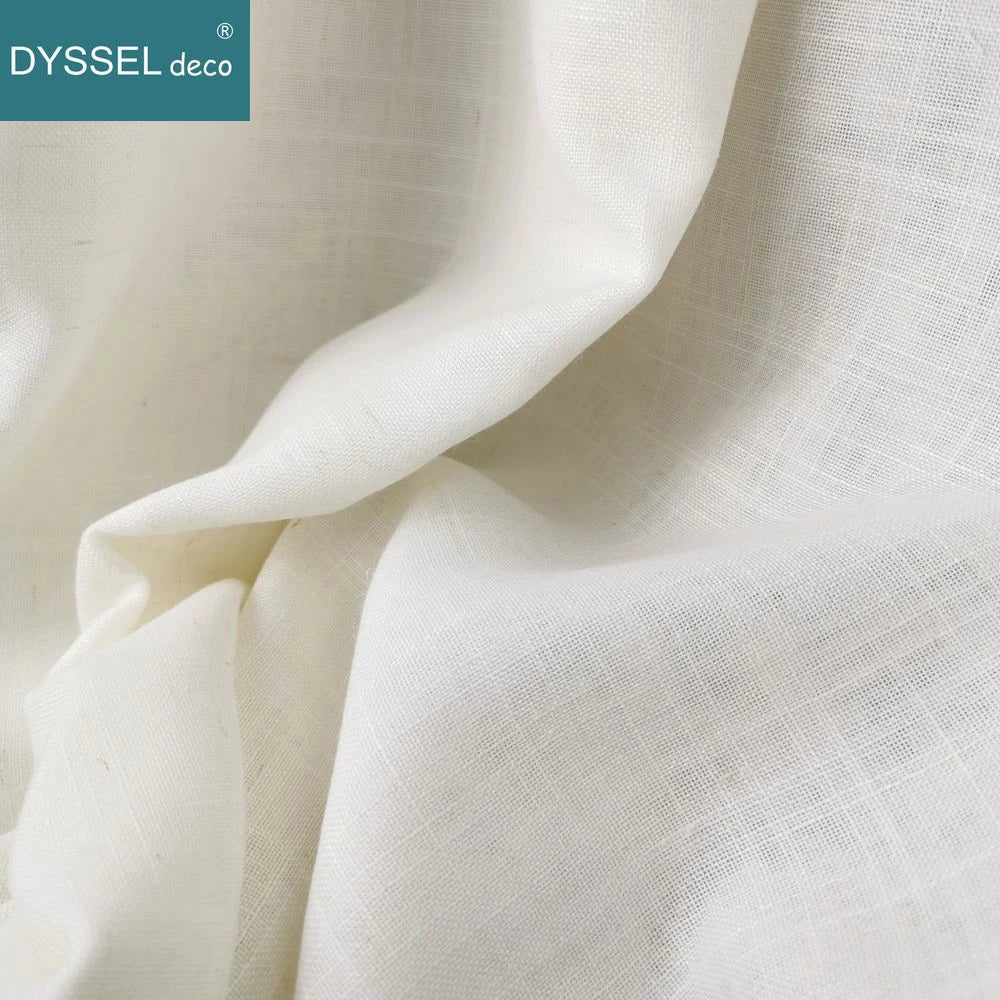 Soft Linen Sheer Curtains