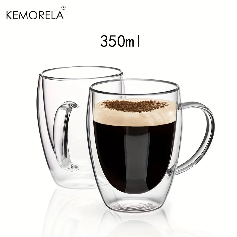 Double Wall Glass Coffee Mugs