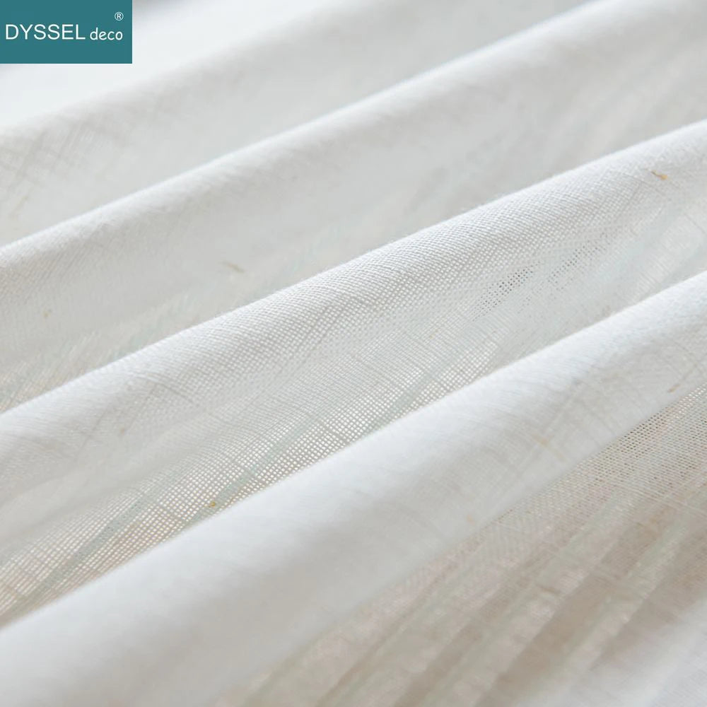 Soft Linen Sheer Curtains