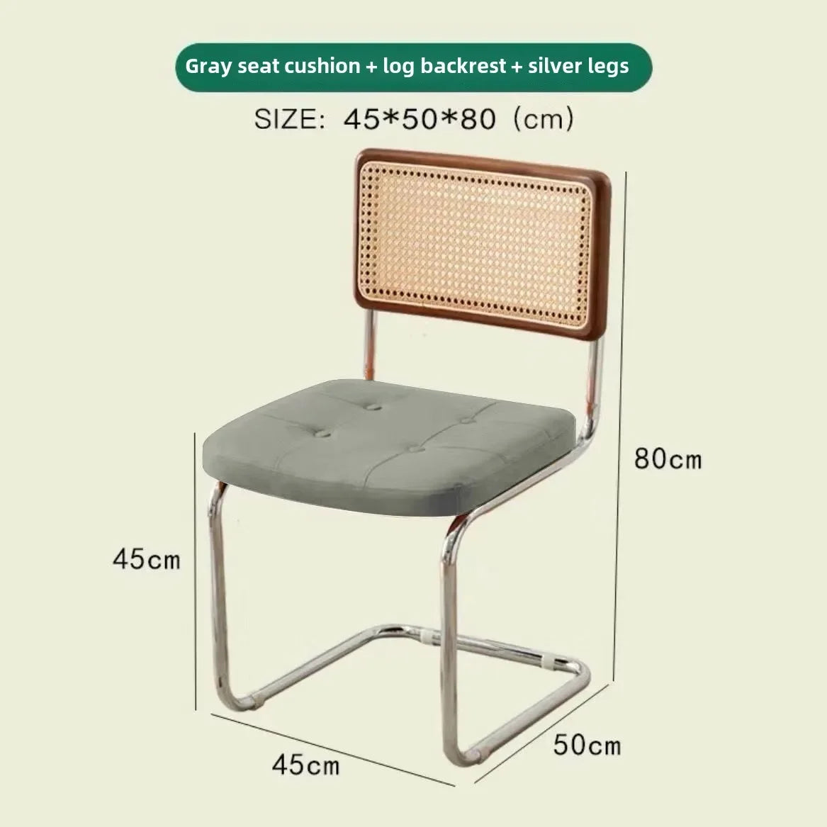 The Rattan Nordic Dining Chair