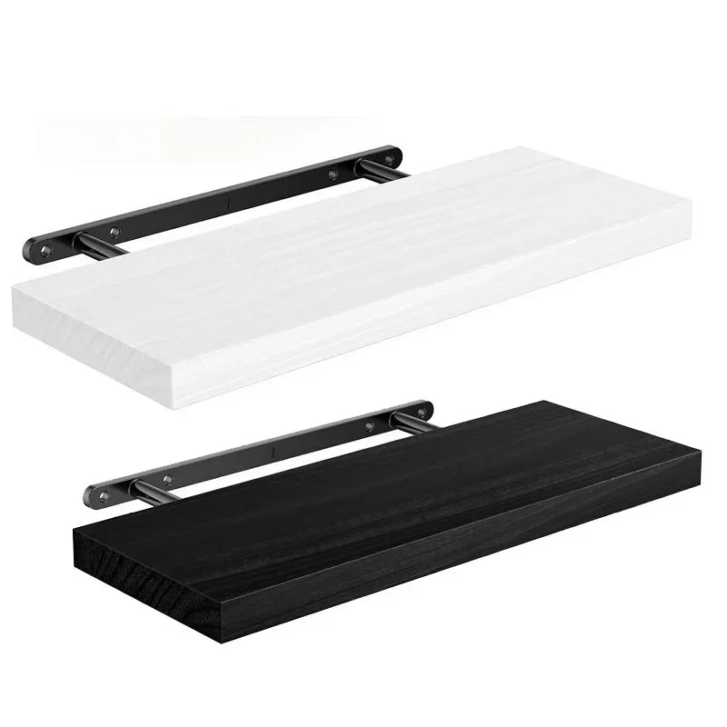 Floating Wall Shelves — Wood Storage Shelf