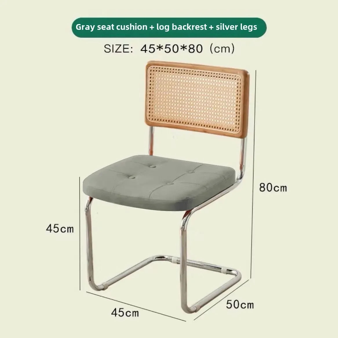 The Rattan Nordic Dining Chair