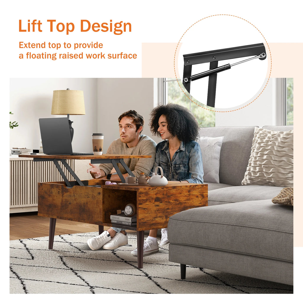 The Lift-Top Coffee Table
