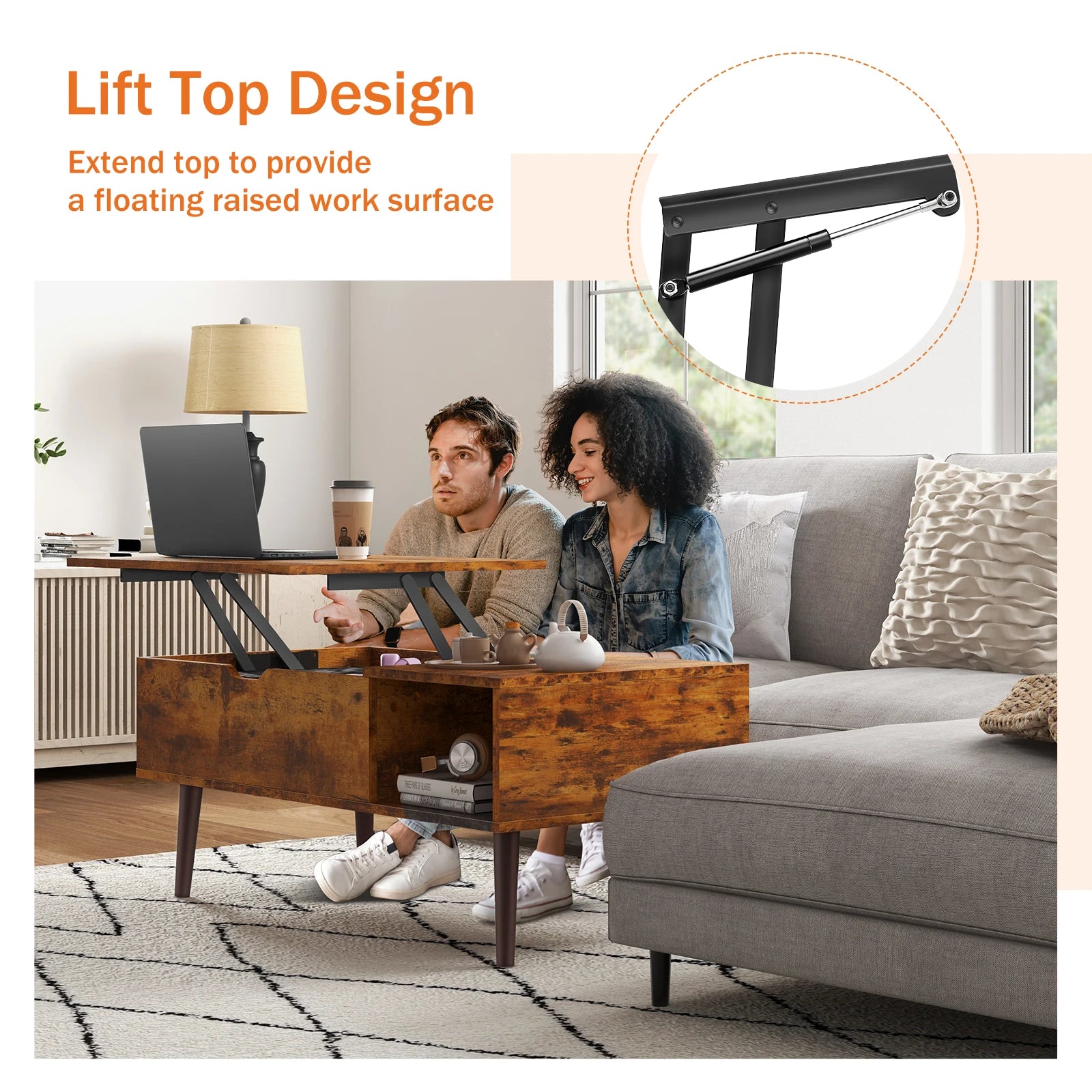 The Lift-Top Coffee Table