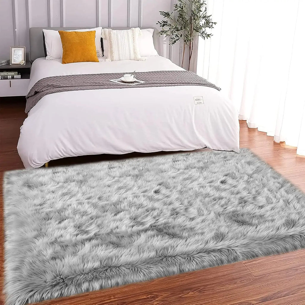 The Plush Faux Fur Bedroom Rug