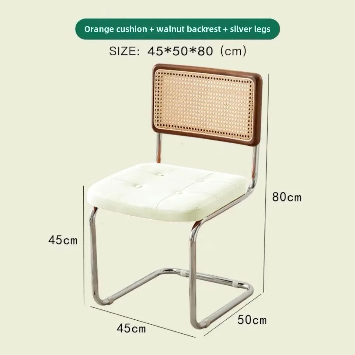 The Rattan Nordic Dining Chair