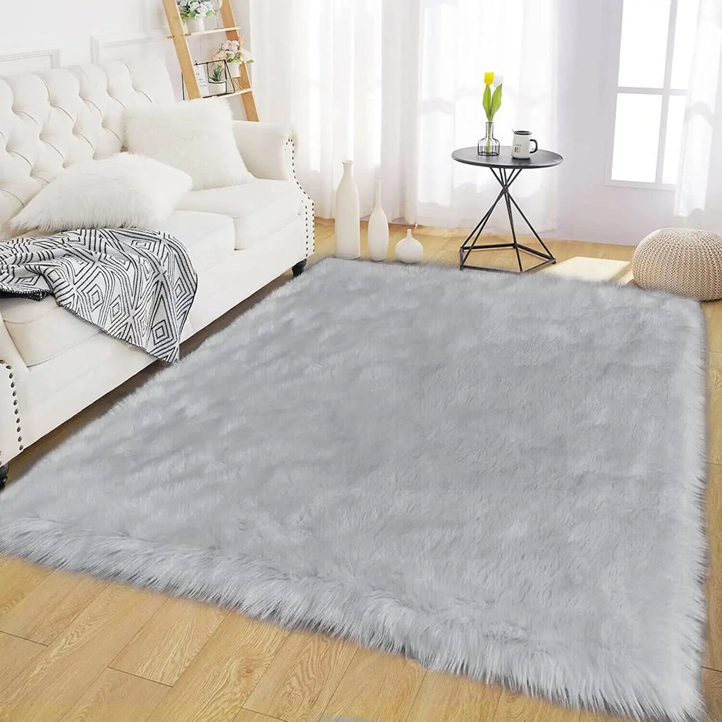 The Plush Faux Fur Bedroom Rug