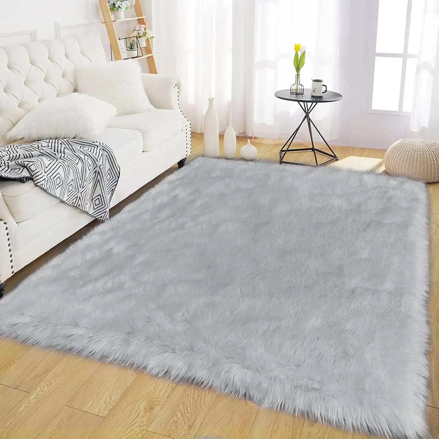 The Plush Faux Fur Bedroom Rug