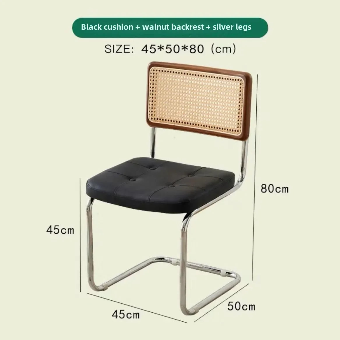The Rattan Nordic Dining Chair