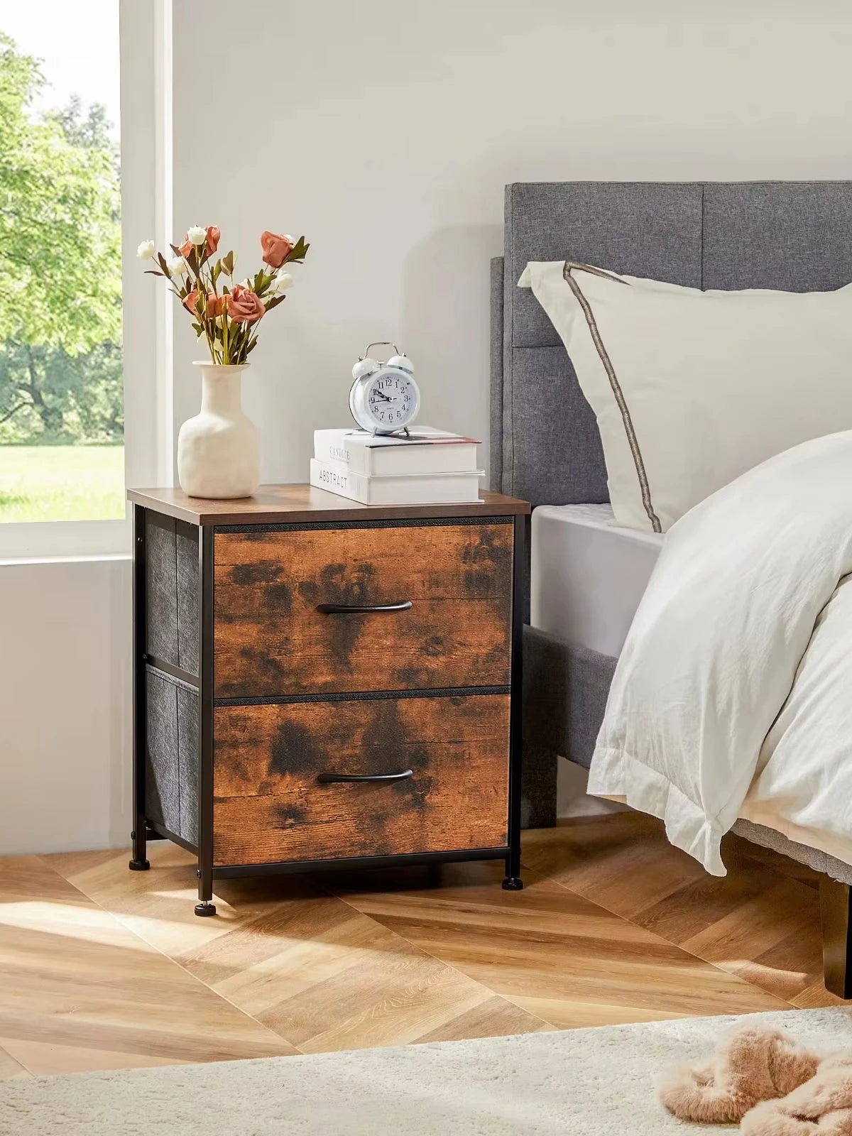 The Fabric Drawer Nightstand