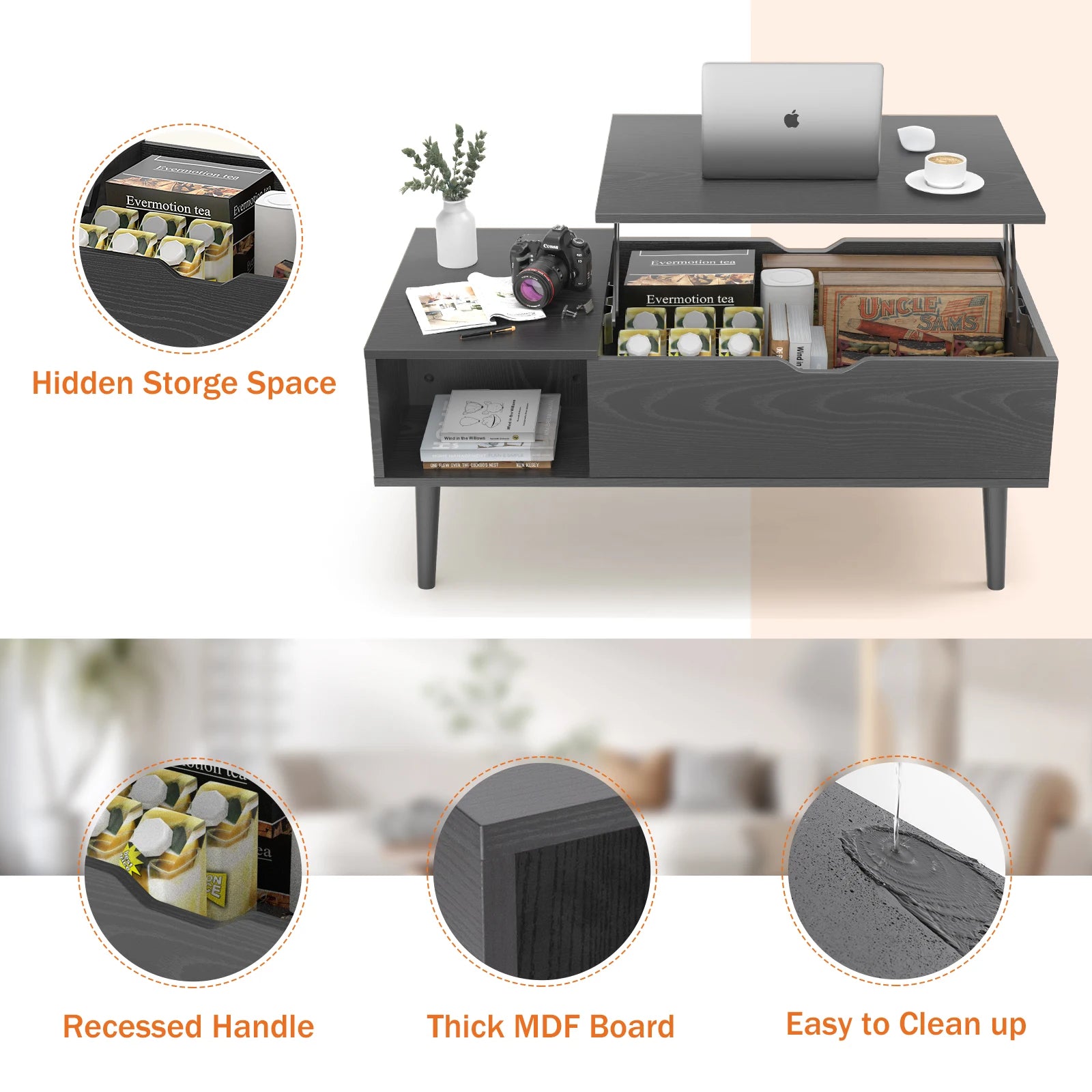 The Lift-Top Coffee Table