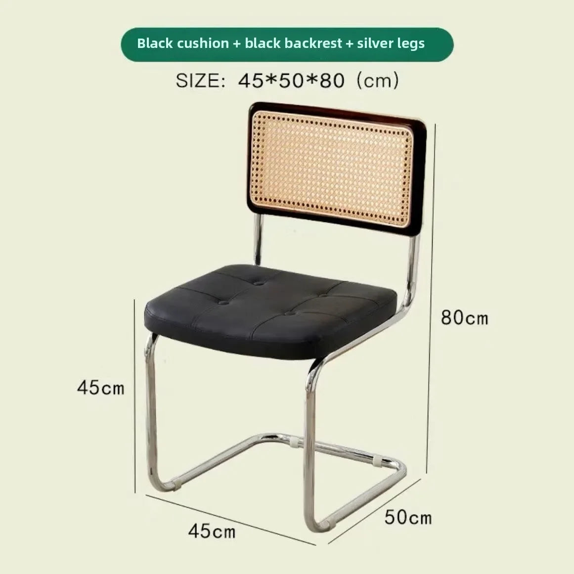 The Rattan Nordic Dining Chair