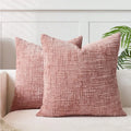 Chenille Throw Pillow Covers