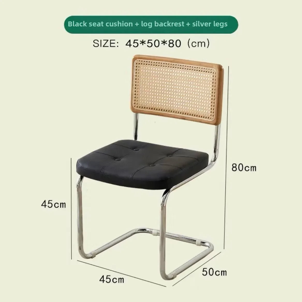 The Rattan Nordic Dining Chair