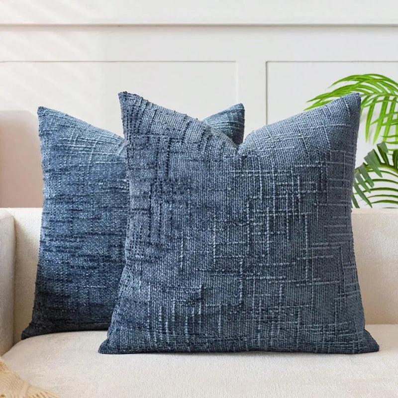 Chenille Throw Pillow Covers