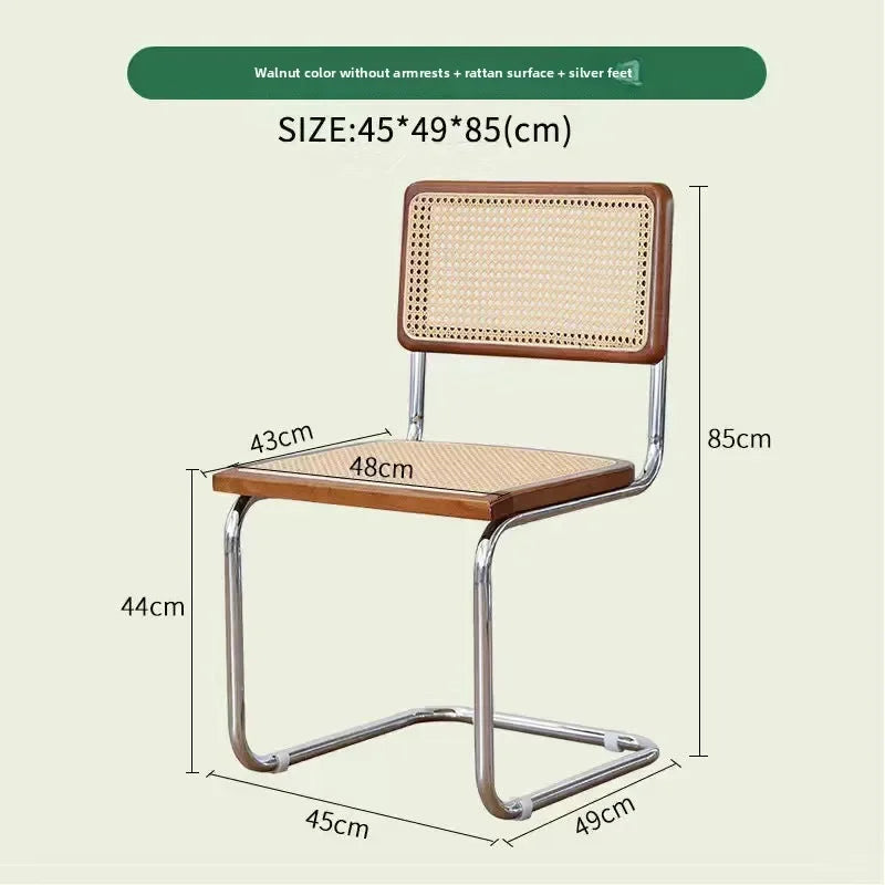 The Rattan Nordic Dining Chair
