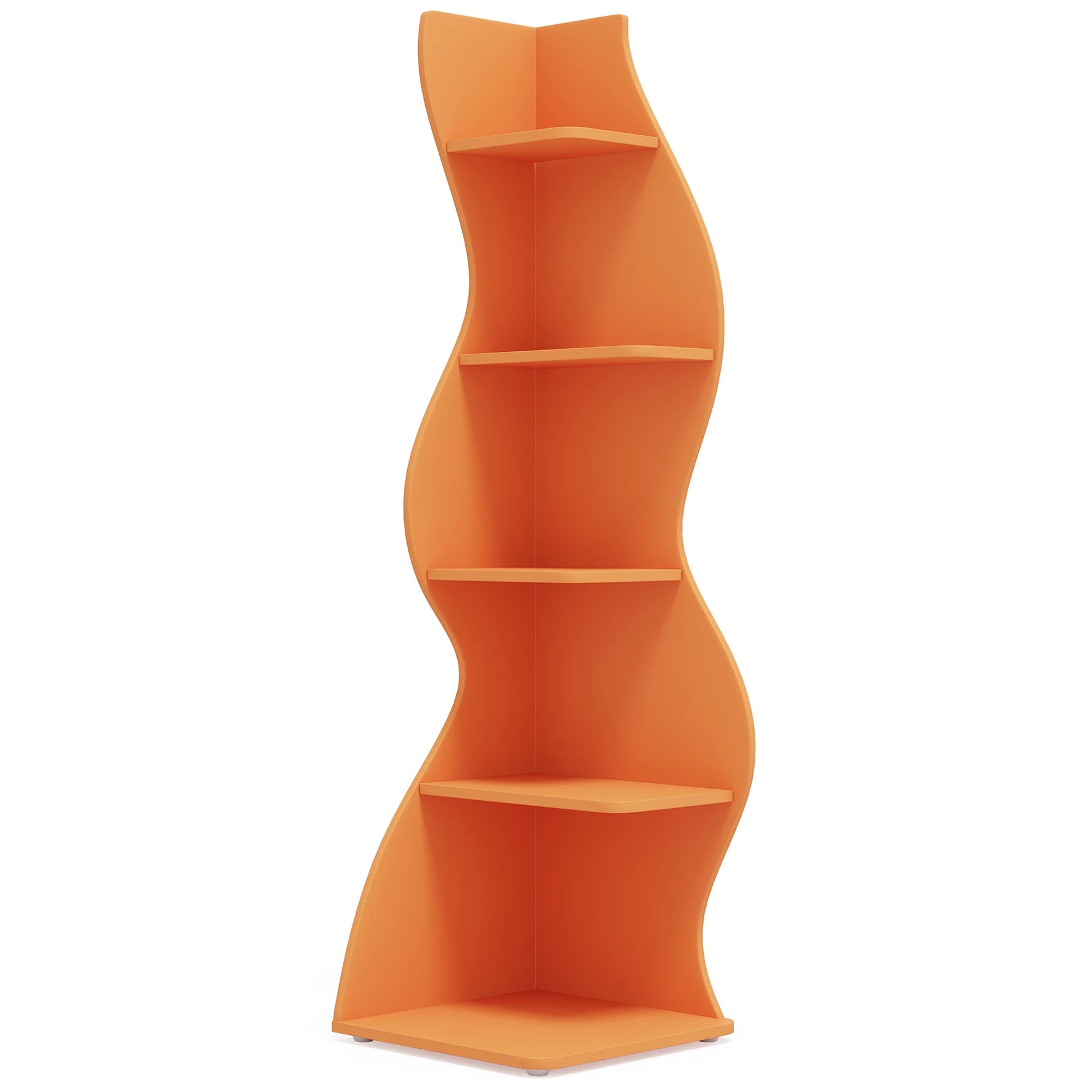 The 5-Tier Corner Bookshelf