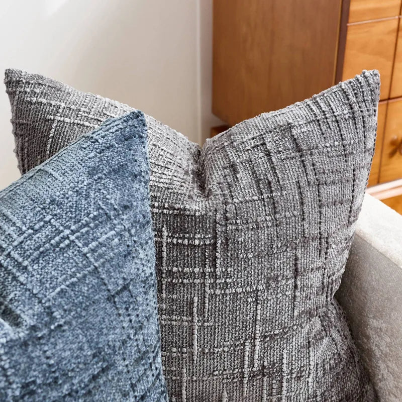 Chenille Throw Pillow Covers