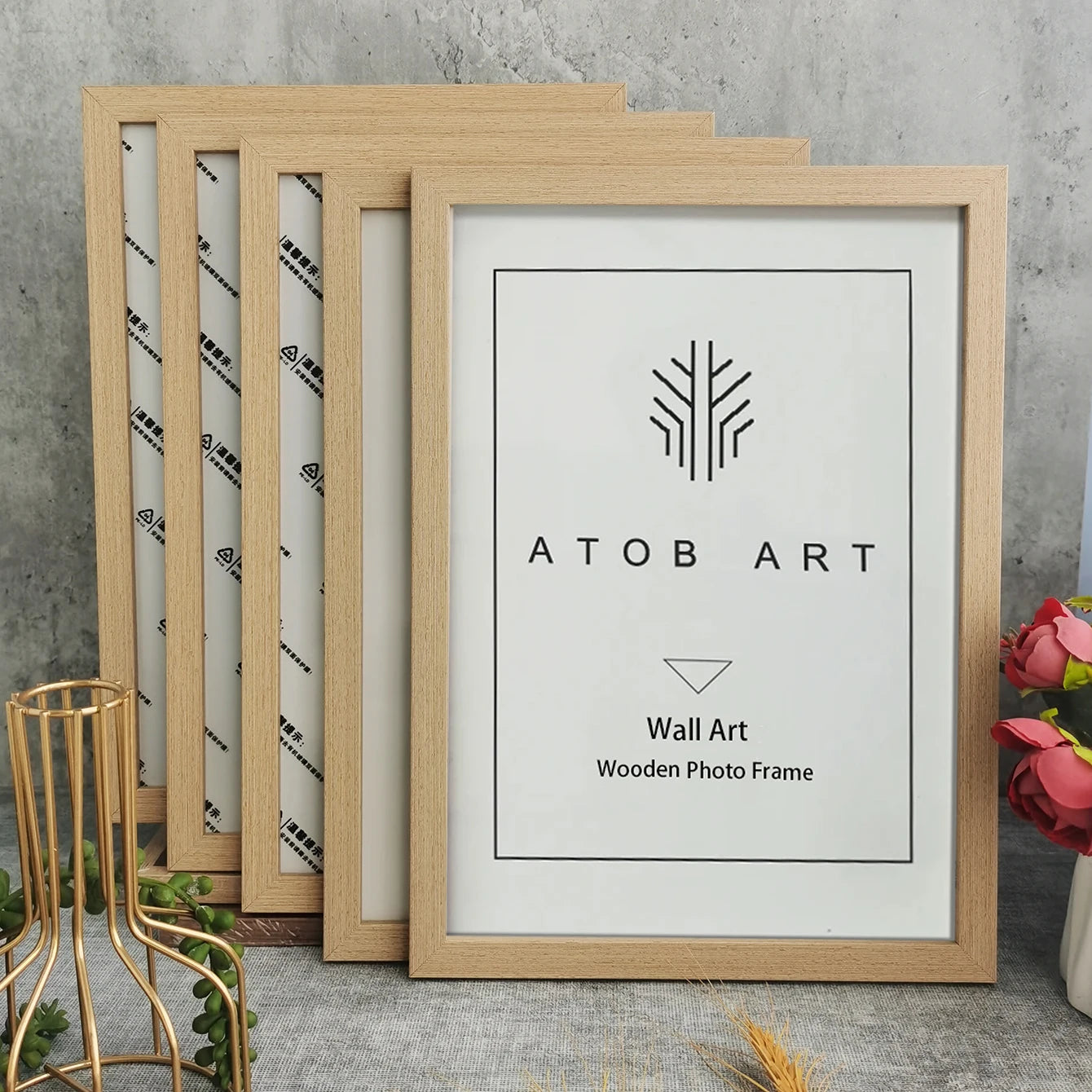 Wooden Photo Frame Set