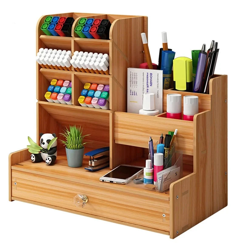 The Wooden Desk Organizer