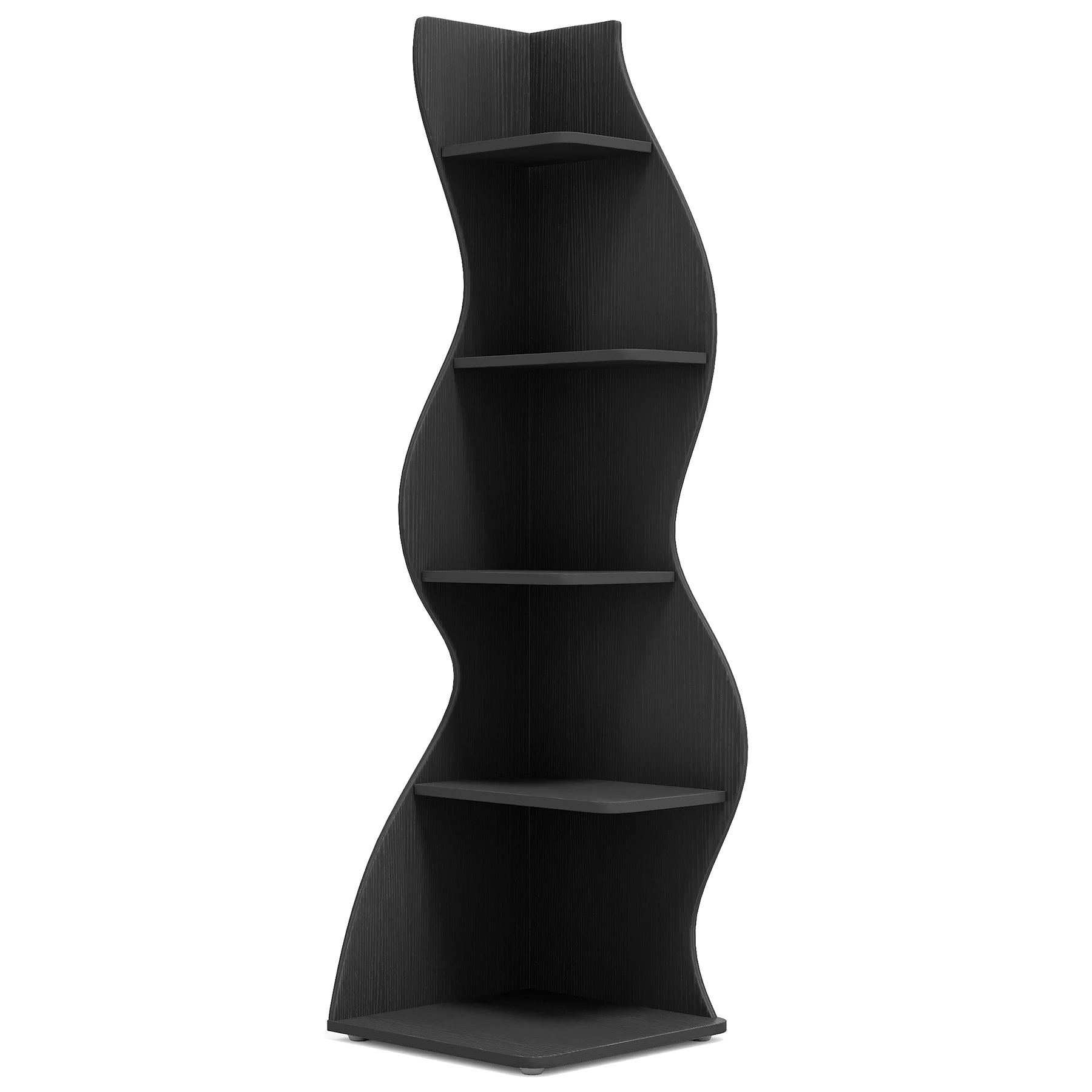 The 5-Tier Corner Bookshelf