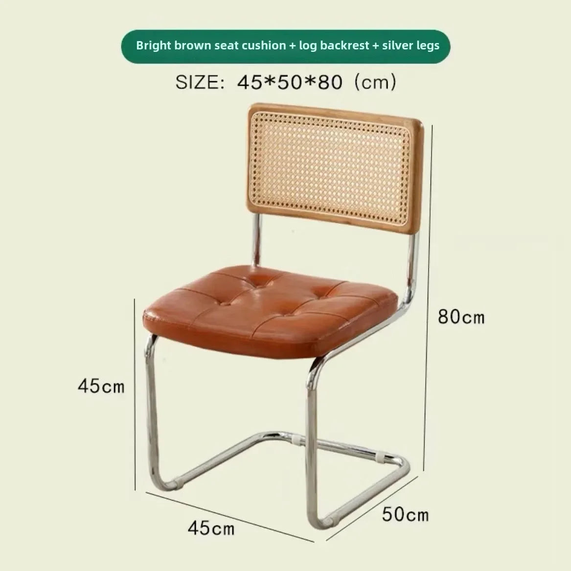 The Rattan Nordic Dining Chair