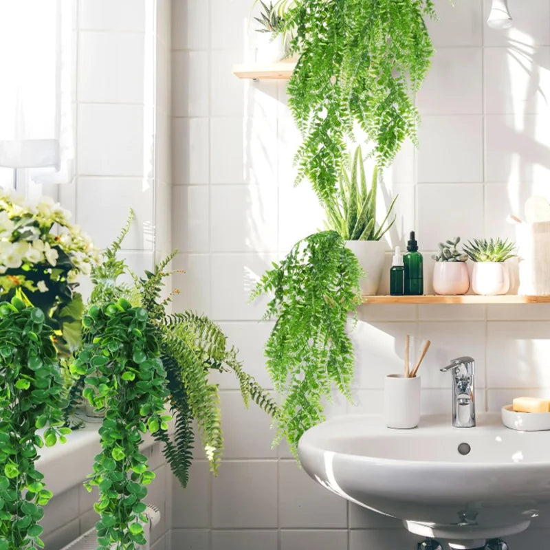 Hanging Rattan Ivy Garland