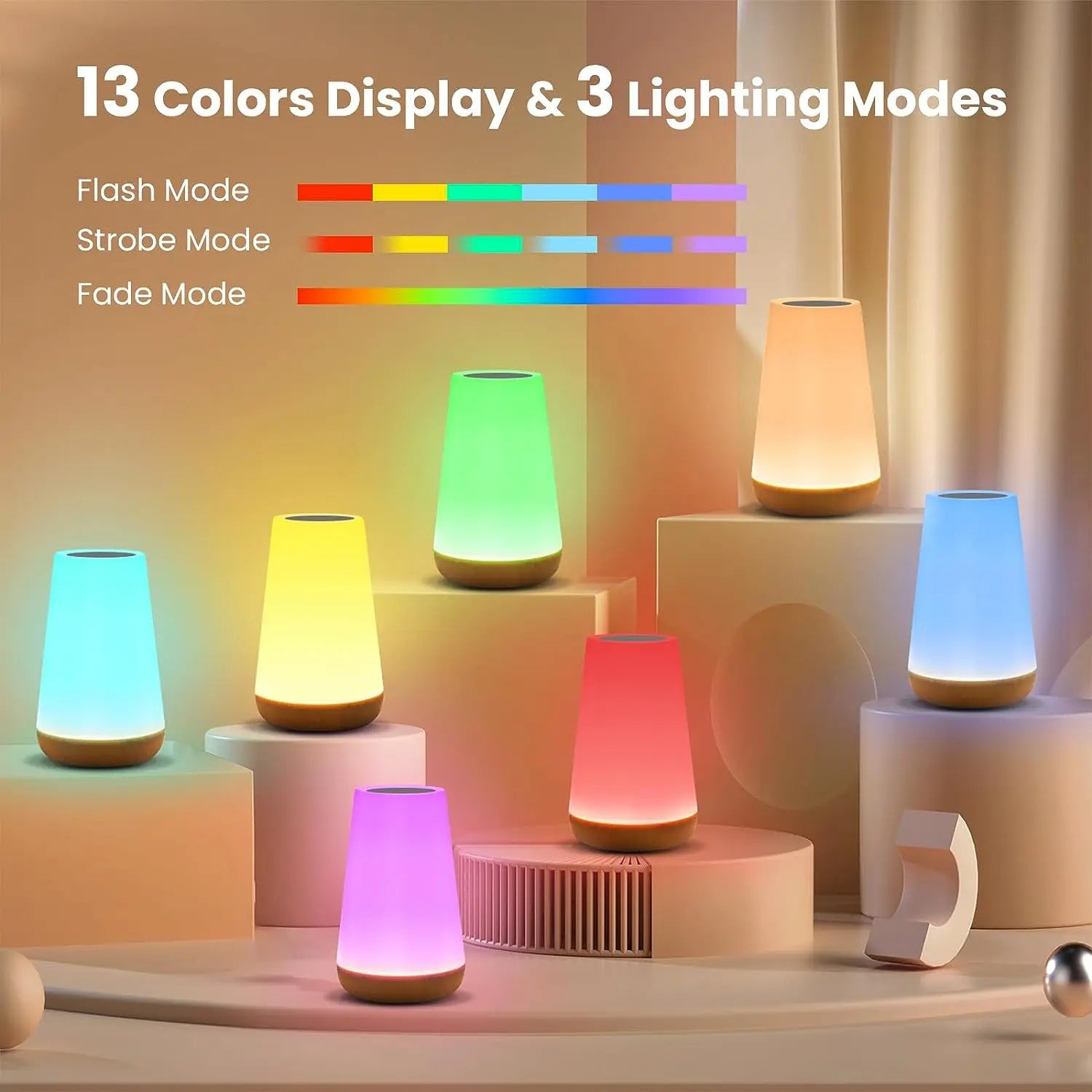 RGB Touch Night Lamp