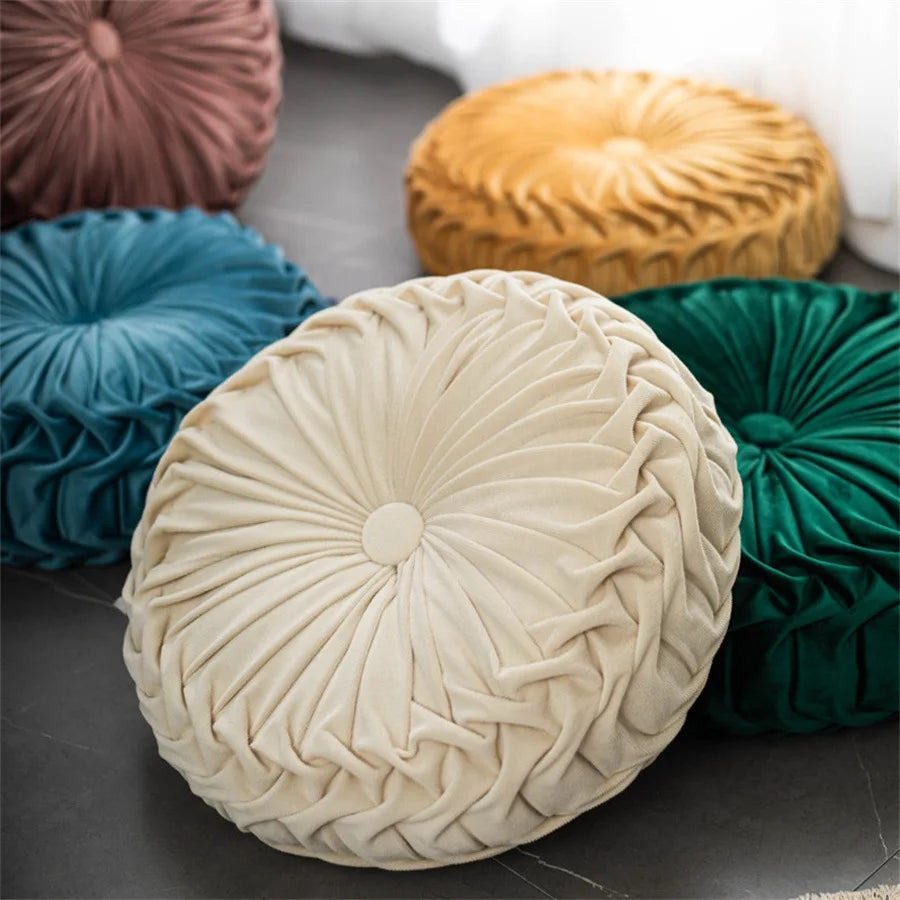 The Cloud Pillow — Velvet Round Cushion
