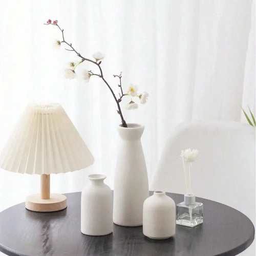 Bohemian Ceramic Vase Set — Set of 3