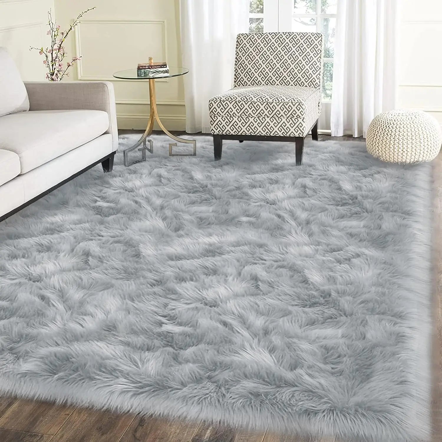 The Plush Faux Fur Bedroom Rug