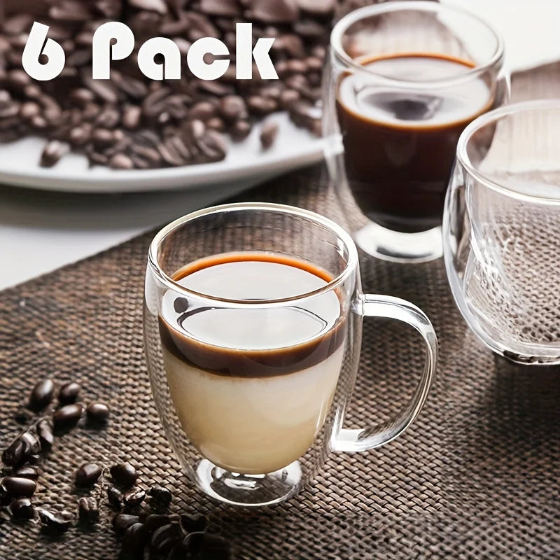 Double Wall Glass Coffee Mugs