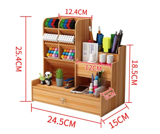 The Wooden Desk Organizer