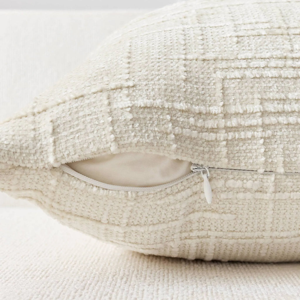 Chenille Throw Pillow Covers