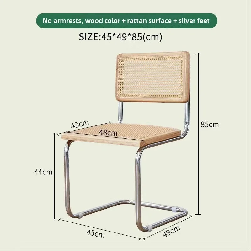 The Rattan Nordic Dining Chair