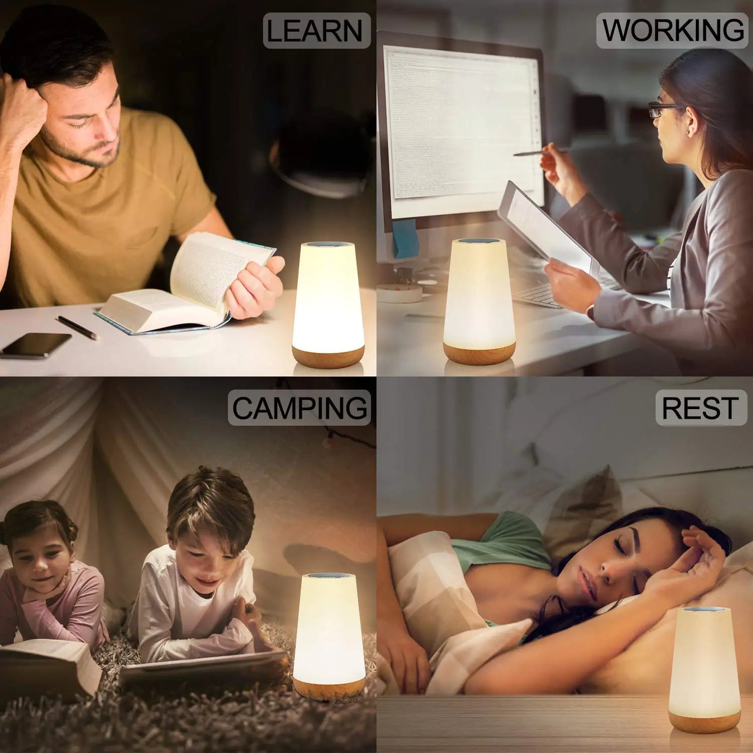 RGB Touch Night Lamp