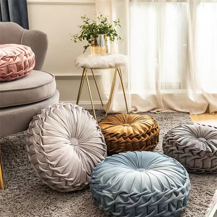 The Cloud Pillow — Velvet Round Cushion