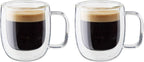 Sorrento plus 2-Pc Double-Wall Glass Espresso Mug Set
