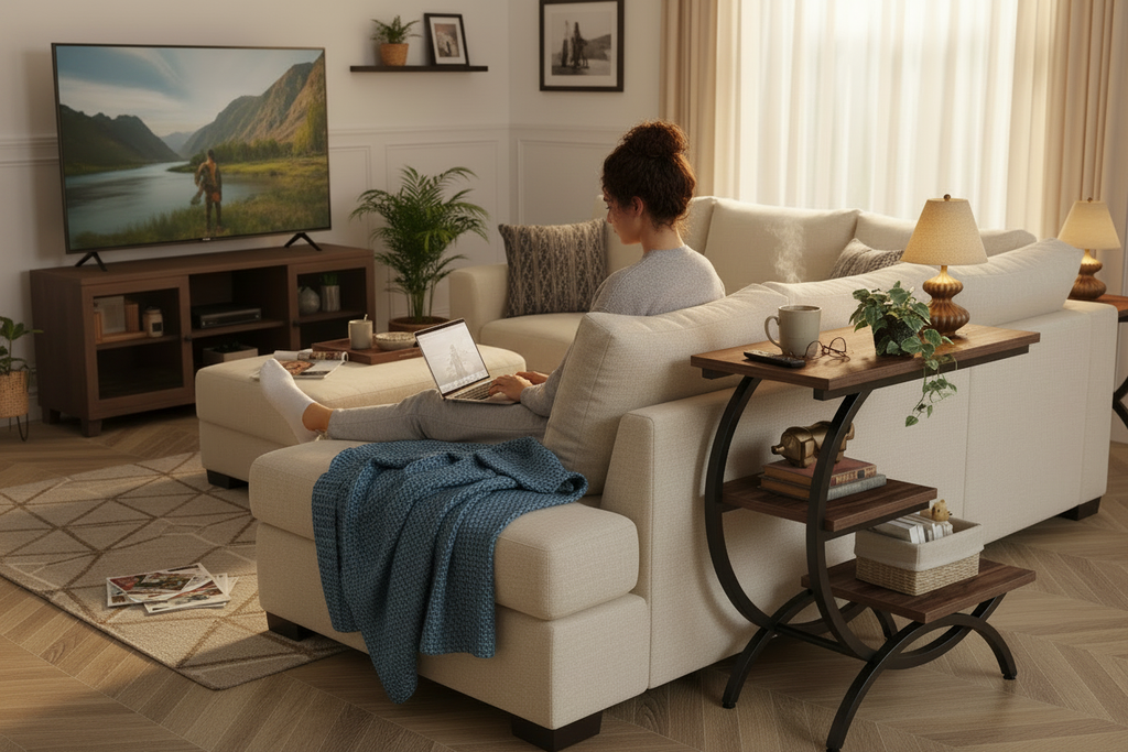 C-Shaped Side Table Revised