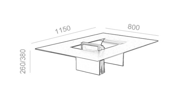 Metal Coffee Side Table